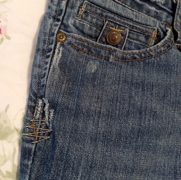 Aeropostale Jeans Women Size 9/10 Regular Stretch Flare Leg Medium Wash - Picture 5 of 8